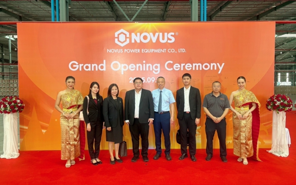 ผทภ.4 ร่วมพิธีเปิดโรงงานผลิตเครื่องจักรกลเพื่อการเกษตรของบริษัท โนวัส เพาเวอร์ อิควิปเมนท์ จำกัด